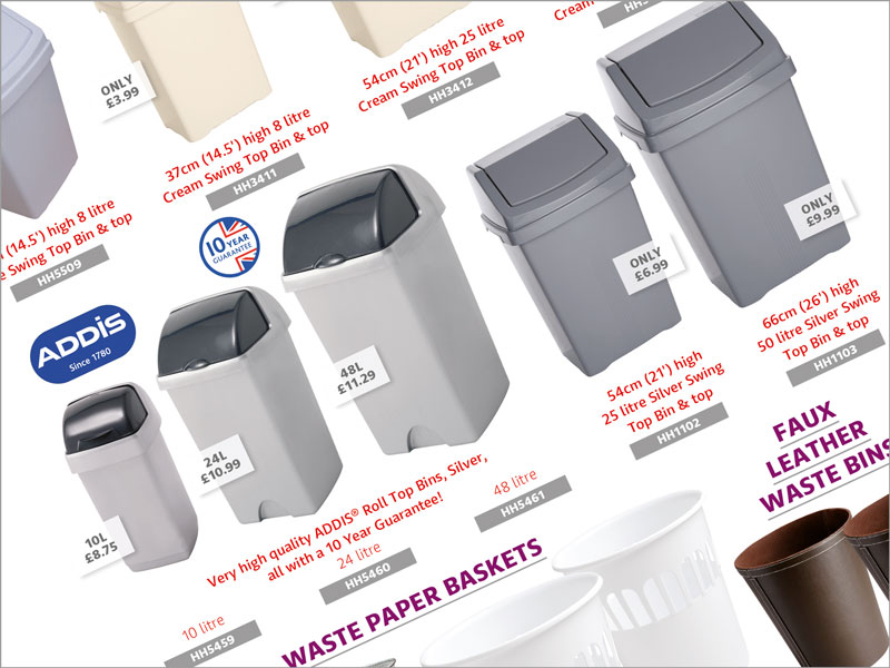 Bins, Bags, Recycling & Mats