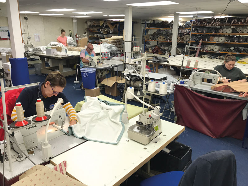 Our own in-house curtain machinists