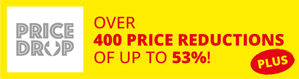 Over 400 price reductions