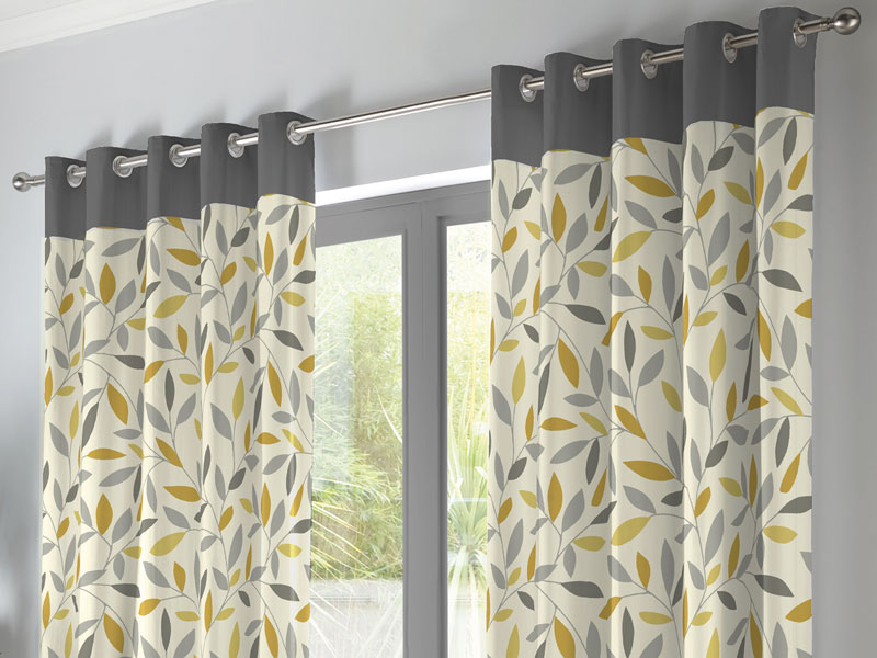 Ready made curtains can be supplied with rufflette headings or rings