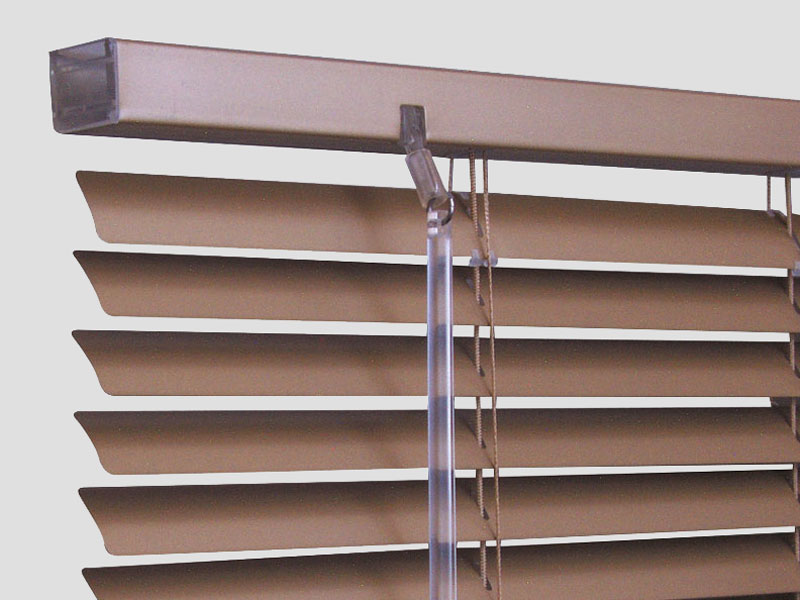 Venetian blinds available on request